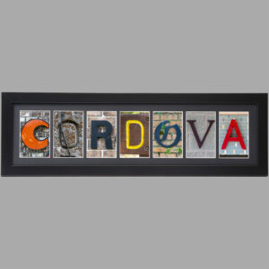 Cordova Framed Letter Art