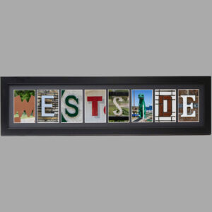 West Side Framed Letter Art