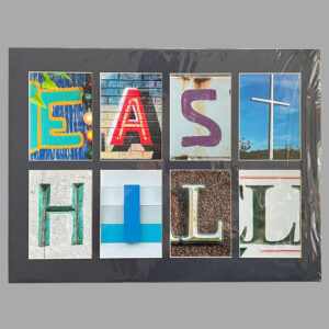 East Hill letter art