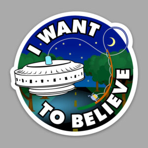 I Want To Believe Gulf Breeze UFO Magnet
